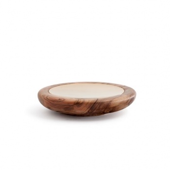 Paten in olive wood with...